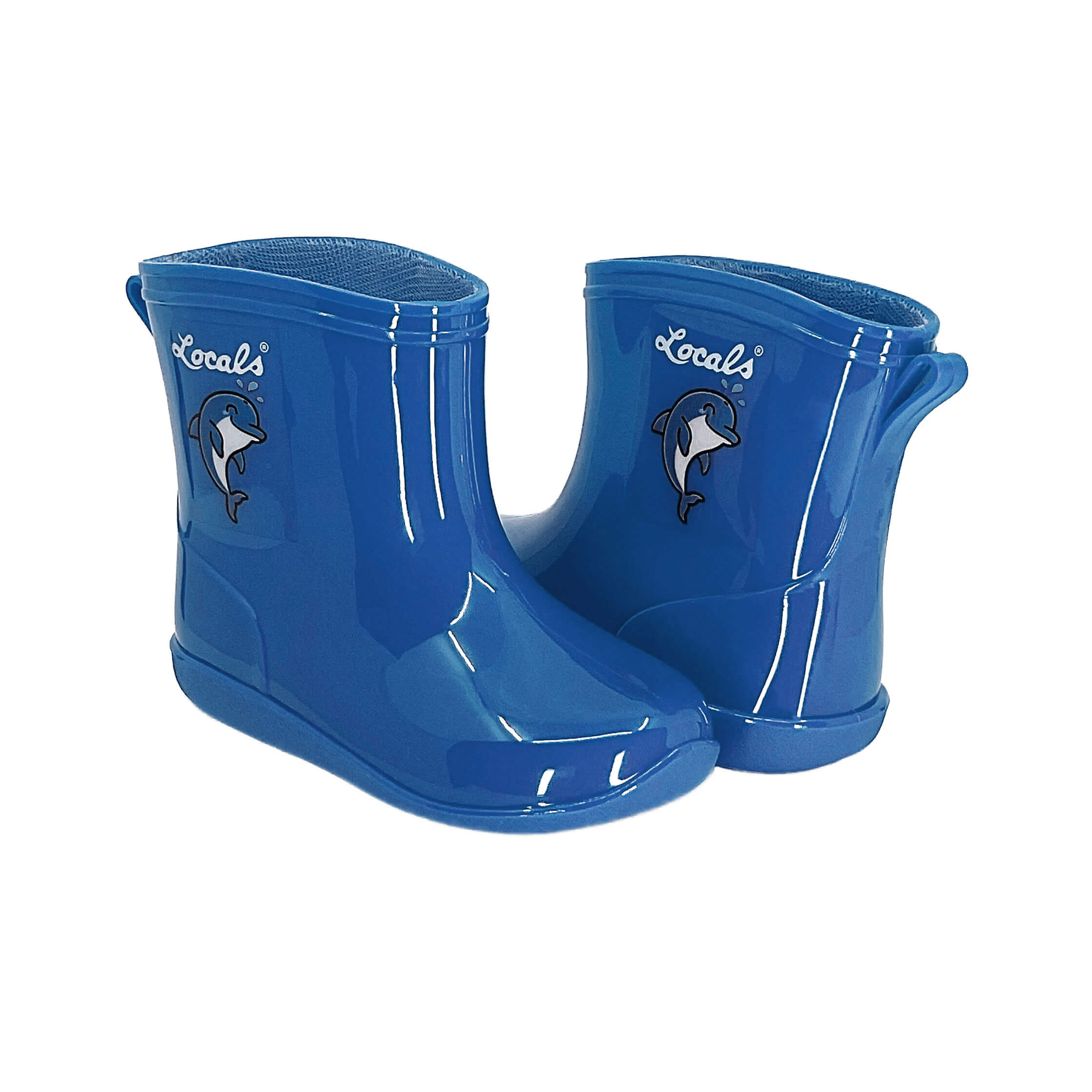 Kids Rain Boots Blue Locals Hawai i