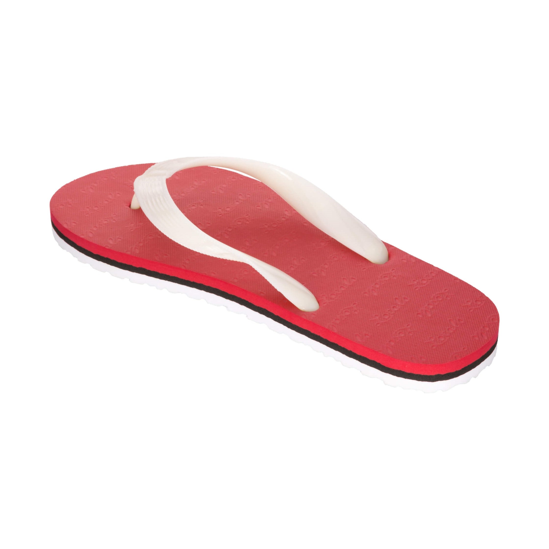 Locals Women s Red Slipper 6 7 US Women 10 Inch Platform Red White