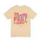 Making Feet Happy Short Sleeve Unisex Tee