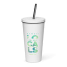 Botanical Insulated Tumbler with a Straw (20 oz)